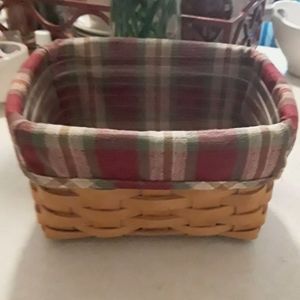 Longaberger liner for small recipe basket NIB Orchard Park